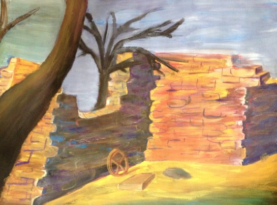 Творбата е задание по композиция на по-малката ми дъщеря. 